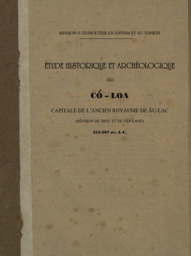 Cổ Loa (Bản scan tiếng Pháp)